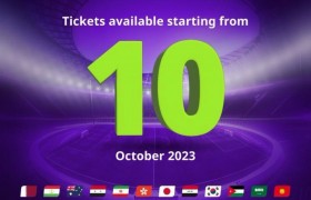 官方：2023亚洲杯球票10日正式发售，最低价50元，最高500元