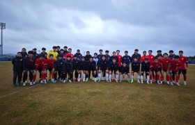 海港B队在济州岛集训，热身赛2-1击败韩国K3球队抱川市民