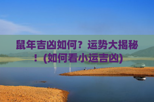 鼠年吉凶如何？运势大揭秘！(如何看小运吉凶)