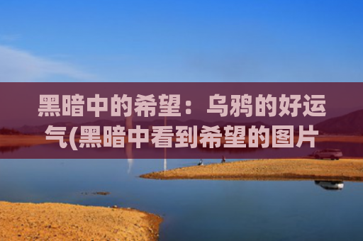 黑暗中的希望：乌鸦的好运气(黑暗中看到希望的图片)