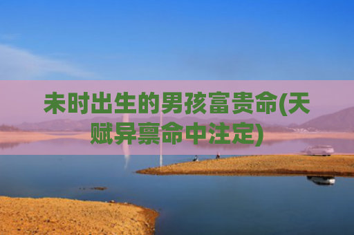 未时出生的男孩富贵命(天赋异禀命中注定)