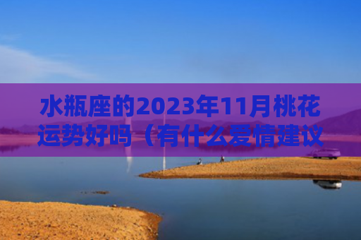 水瓶座的2023年11月桃花运势好吗（有什么爱情建议？）（运势水瓶座的有什么）