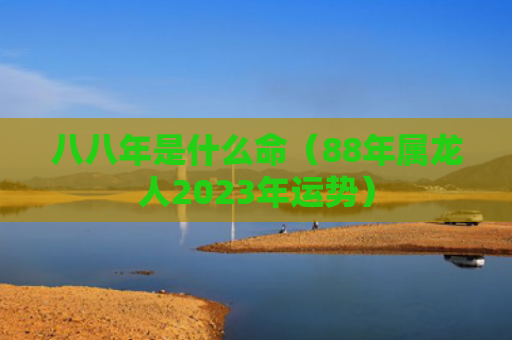 八八年是什么命（88年属龙人2023年运势）