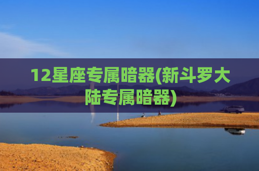 12星座专属暗器(新斗罗大陆专属暗器)