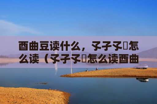 酉曲豆读什么，孓孑孓孒怎么读（孓孑孓孒怎么读酉曲豆读）
