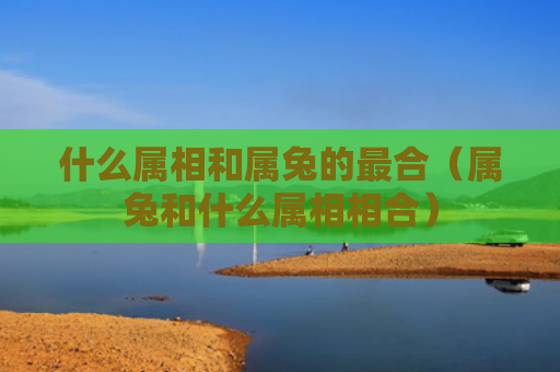 什么属相和属兔的最合（属兔和什么属相相合）