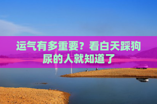 运气有多重要？看白天踩狗尿的人就知道了