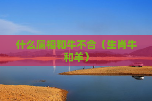 什么属相和牛不合（生肖牛和羊）