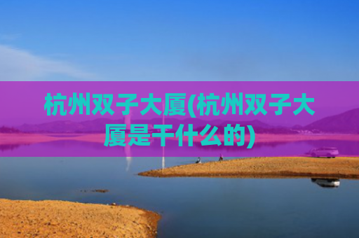 杭州双子大厦(杭州双子大厦是干什么的)