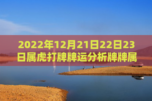 2022年12月21日22日23日属虎打牌牌运分析牌牌属虎分析