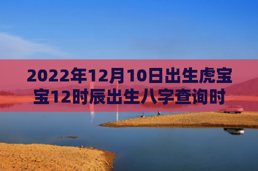 2022年12月10日出生虎宝宝12时辰出生八字查询时辰虎宝宝查询