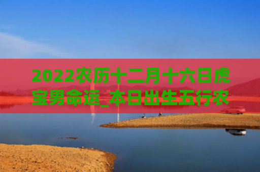2022农历十二月十六日虎宝男命运_本日出生五行农历十二月十六日本日