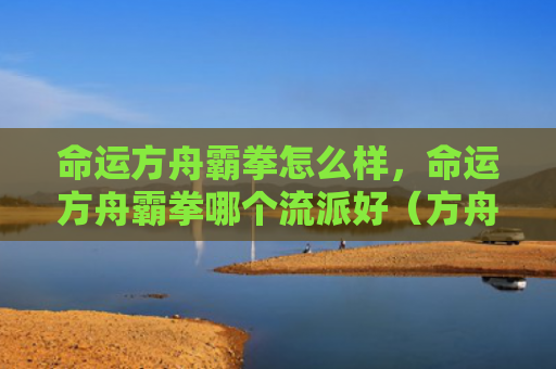 命运方舟霸拳怎么样，命运方舟霸拳哪个流派好（方舟命运流派）