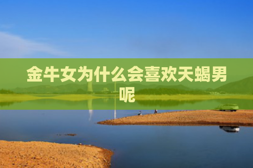 金牛女为什么会喜欢天蝎男呢