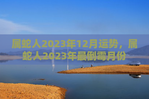 属蛇人2023年12月运势，属蛇人2023年最倒霉月份