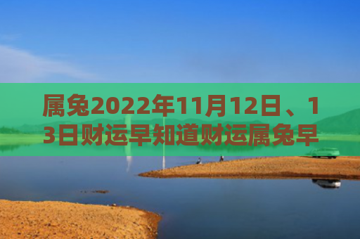 属兔2022年11月12日、13日财运早知道财运属兔早知道