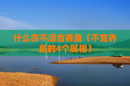 什么命不适合养鱼（不宜养鱼的4个属相）