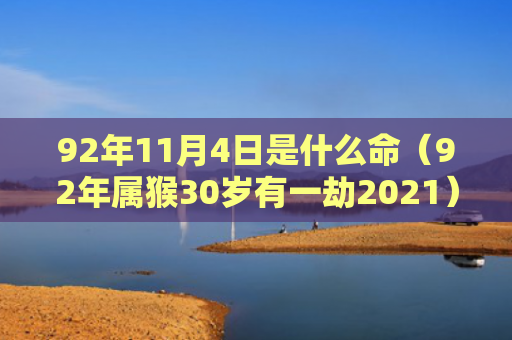 92年11月4日是什么命（92年属猴30岁有一劫2021）