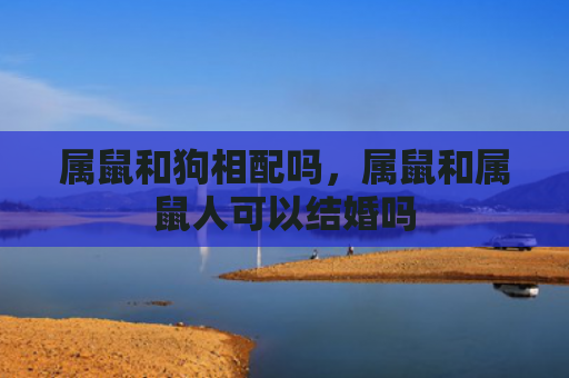 属鼠和狗相配吗，属鼠和属鼠人可以结婚吗