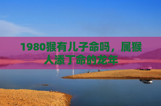 1980猴有儿子命吗，属猴人添丁命的龙年