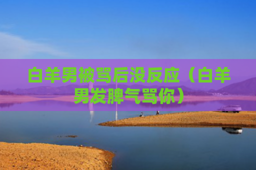 白羊男被骂后没反应（白羊男发脾气骂你）