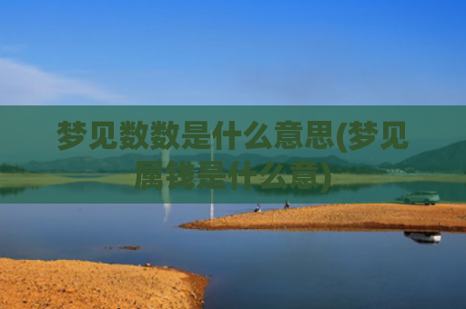 梦见数数是什么意思(梦见属钱是什么意)