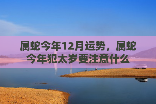 属蛇今年12月运势，属蛇今年犯太岁要注意什么