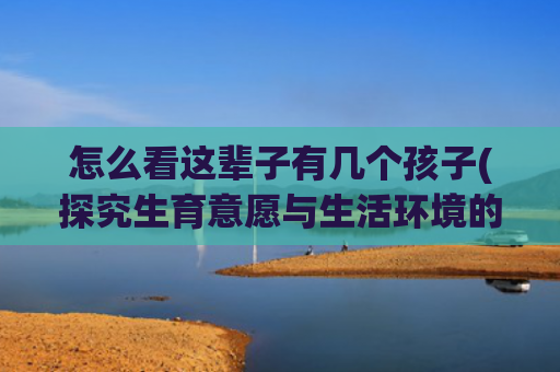怎么看这辈子有几个孩子(探究生育意愿与生活环境的关系)