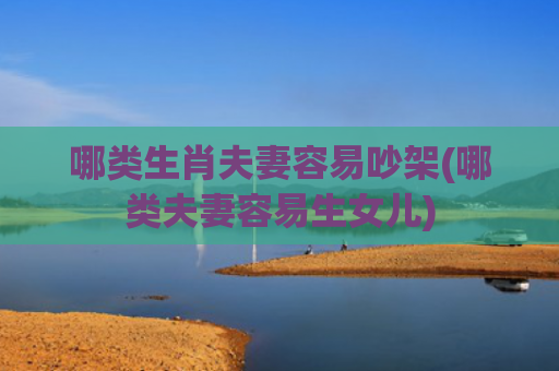 哪类生肖夫妻容易吵架(哪类夫妻容易生女儿)