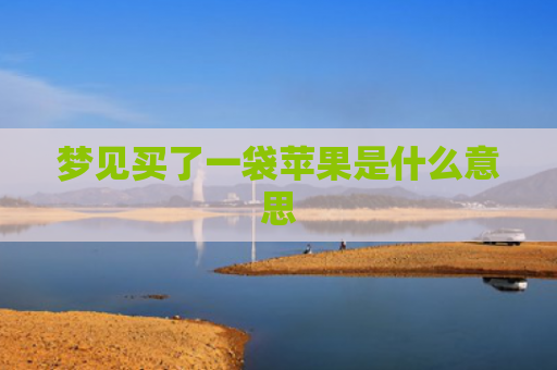 梦见买了一袋苹果是什么意思