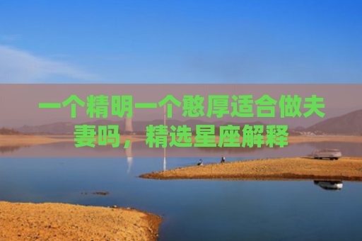 一个精明一个憨厚适合做夫妻吗，精选星座解释