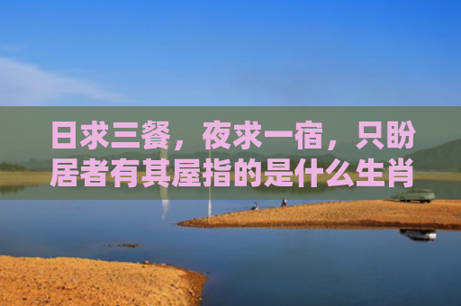 日求三餐，夜求一宿，只盼居者有其屋指的是什么生肖指的是什么生肖，重点解答星座释义