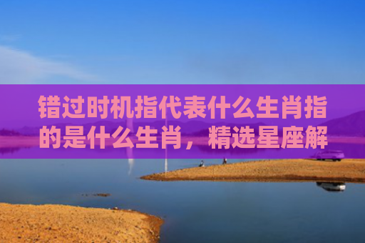 错过时机指代表什么生肖指的是什么生肖，精选星座解释