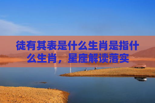 徒有其表是什么生肖是指什么生肖，星座解读落实