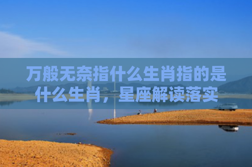 万般无奈指什么生肖指的是什么生肖，星座解读落实
