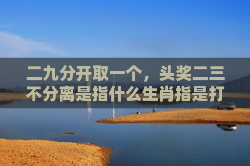 二九分开取一个，头奖二三不分离是指什么生肖指是打一什么生肖，解读星座知识