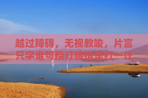 越过障碍，无视教唆，片言只字谁可挡打猜指是打一什么生肖，星座解读落实