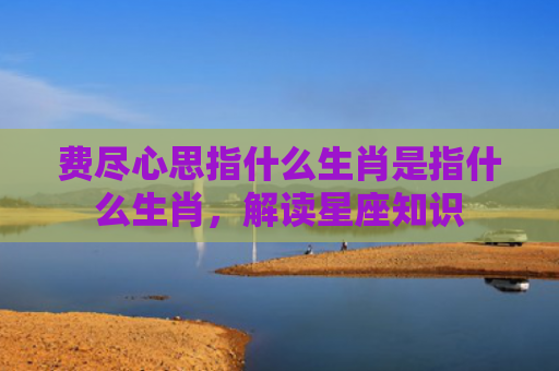 费尽心思指什么生肖是指什么生肖，解读星座知识
