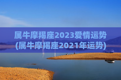 属牛摩羯座2023爱情运势(属牛摩羯座2021年运势)