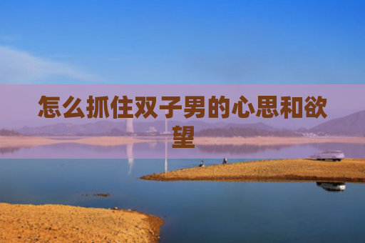怎么抓住双子男的心思和欲望