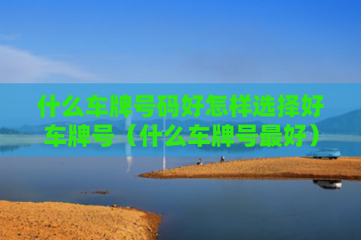 什么车牌号码好怎样选择好车牌号（什么车牌号最好）