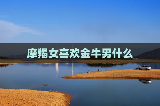 摩羯女喜欢金牛男什么